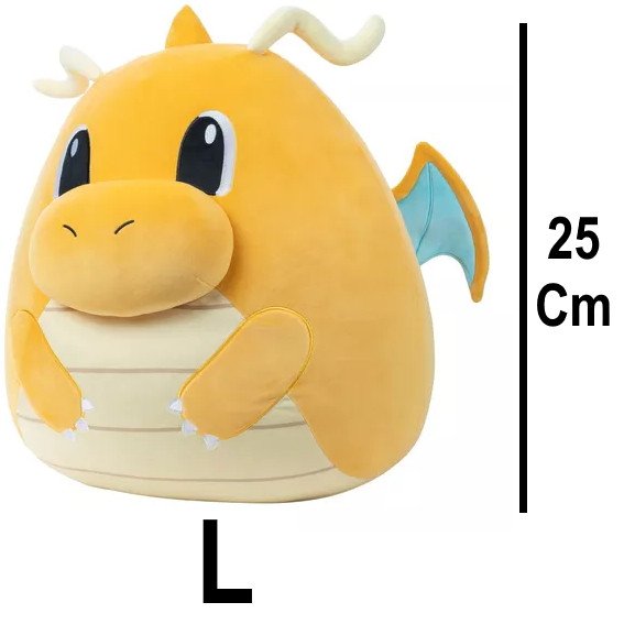 Peluche Dragonite gordito - Tamaño L - 25Cm